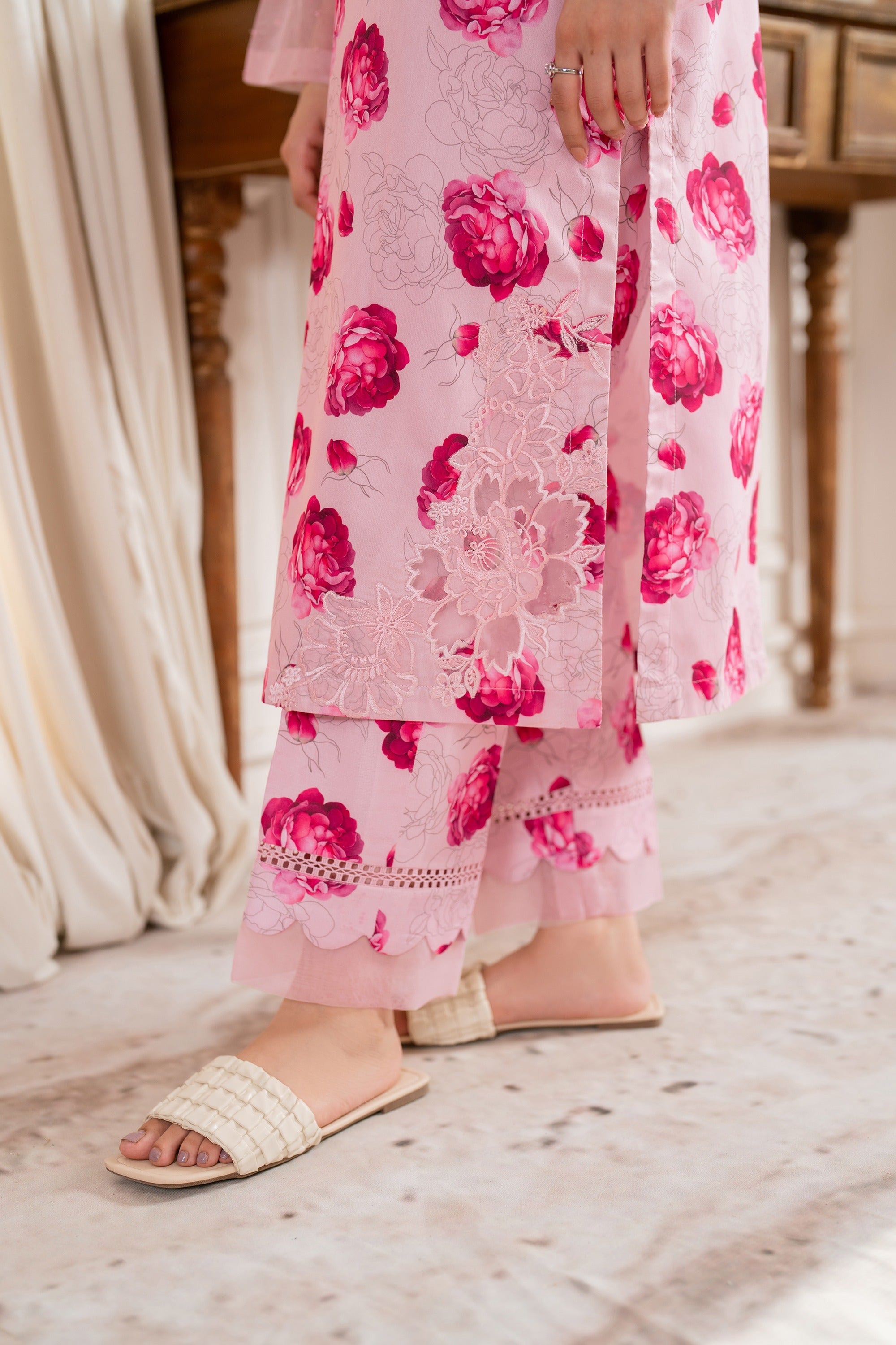 Blushful - NP09- 3Pcs Printkari Suit