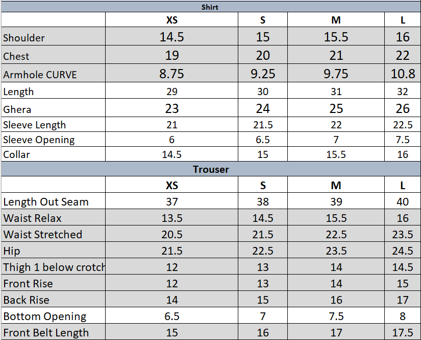 Size Guide