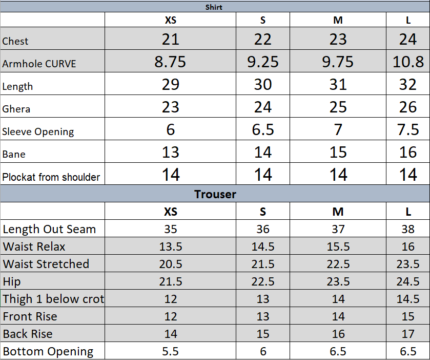 Size Guide