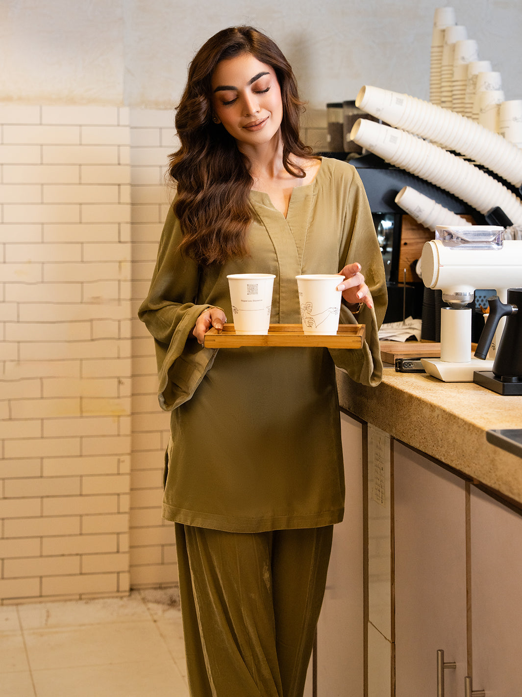 Arlen Velvet Set Women Kiara Outfit