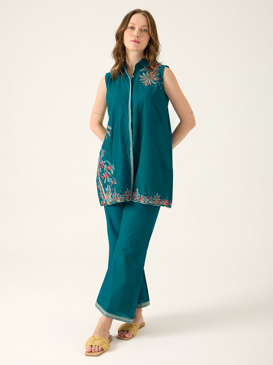 Lumira – Embroidered 2Pc Co-ords Set