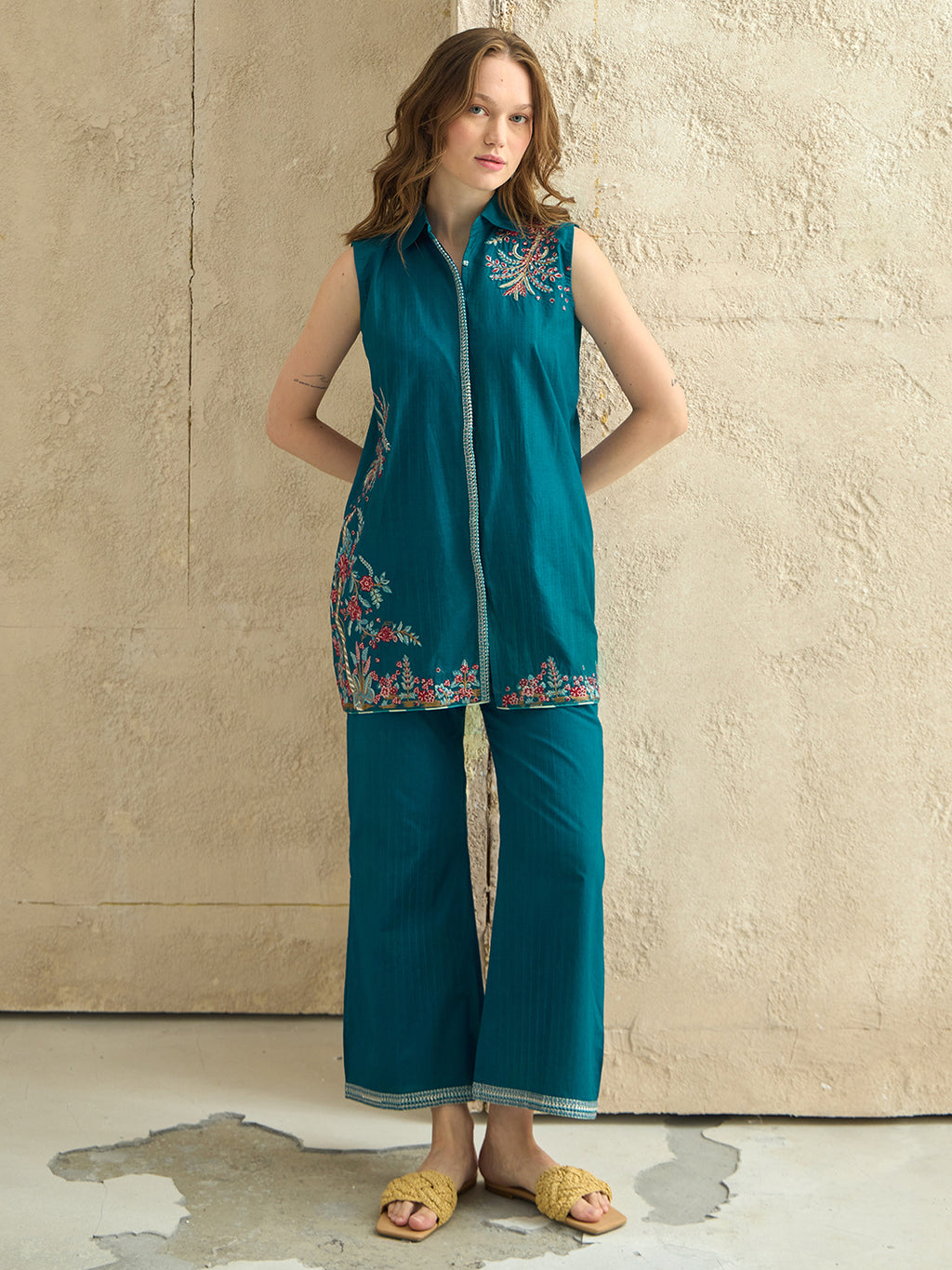 Lumira – Embroidered 2Pc Co-ords Set