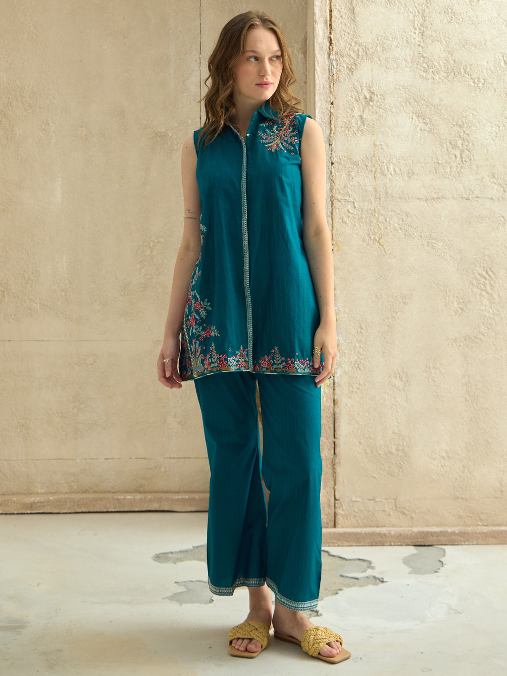 Lumira – Embroidered 2Pc Co-ords Set