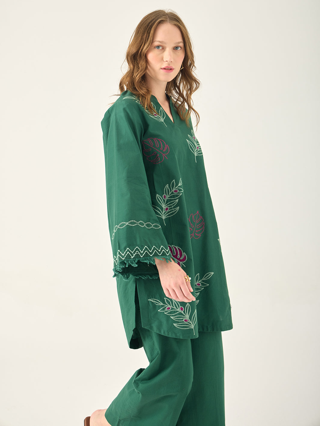 Evara – Embroidered 2Pc Co-ords Set