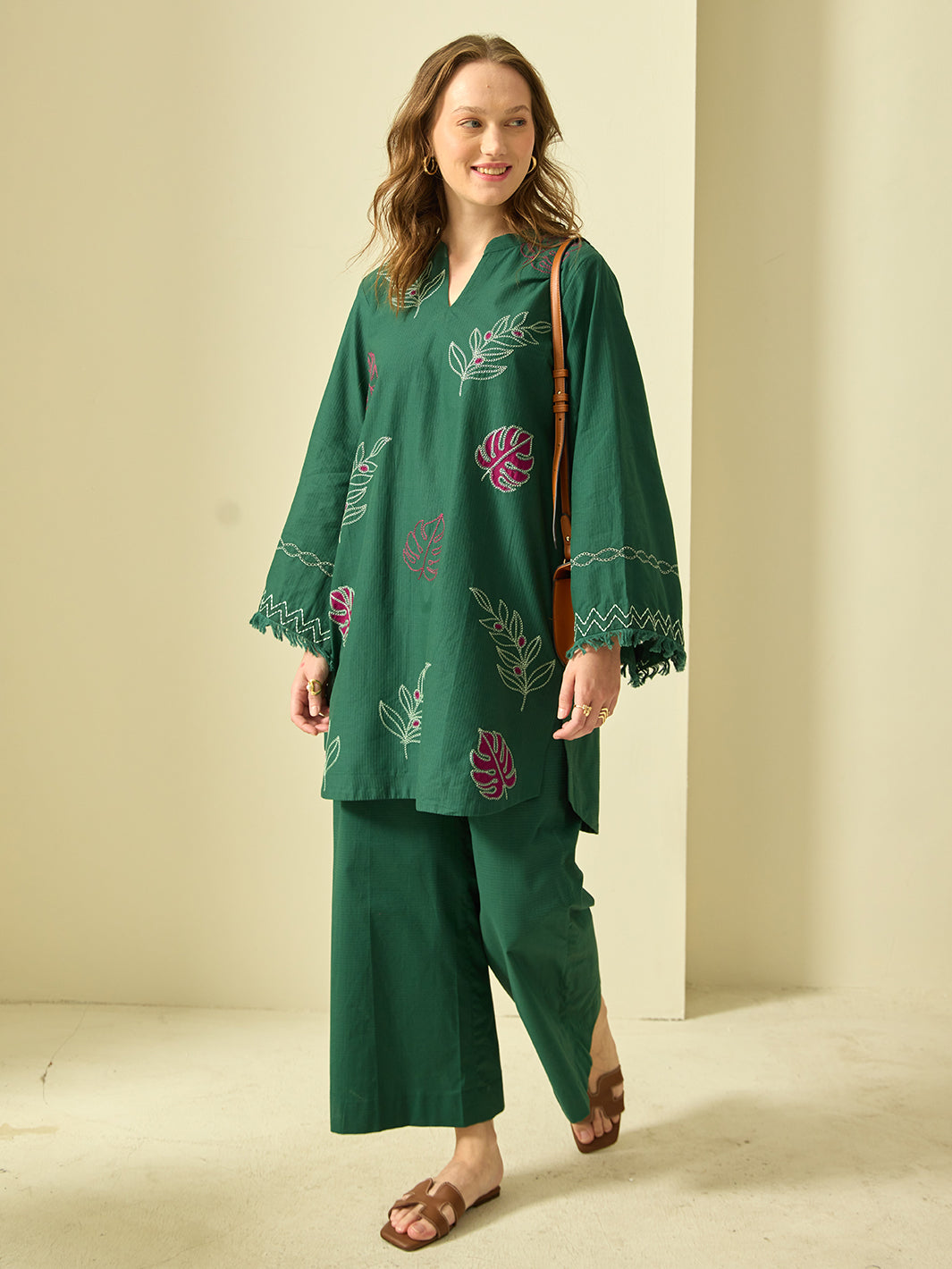 Evara – Embroidered 2Pc Co-ords Set