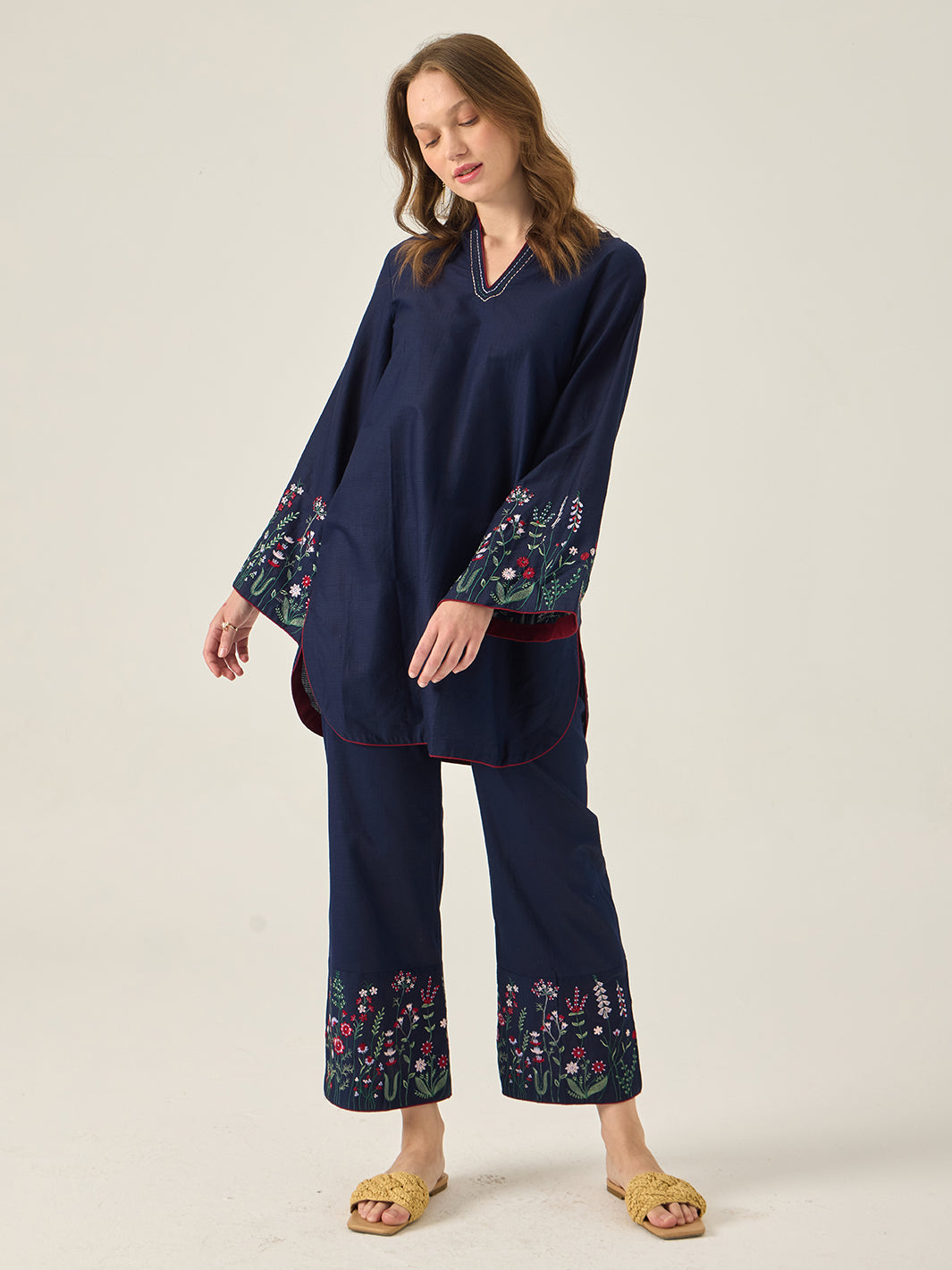 Serel – Embroidered 2Pc Co-ords Set