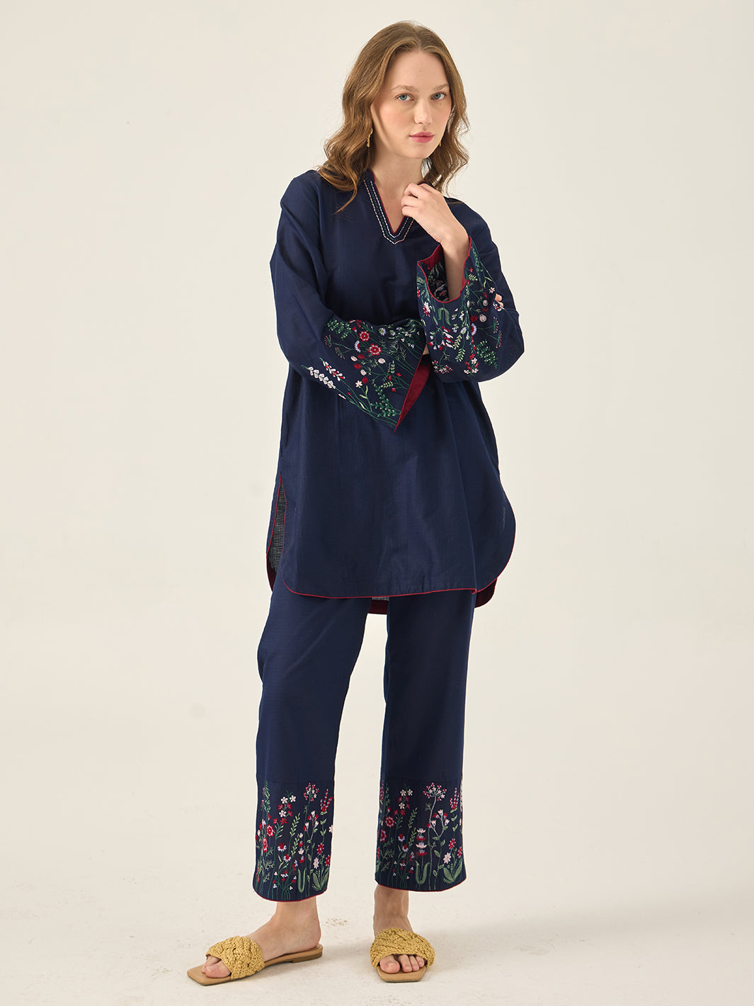 Serel – Embroidered 2Pc Co-ords Set