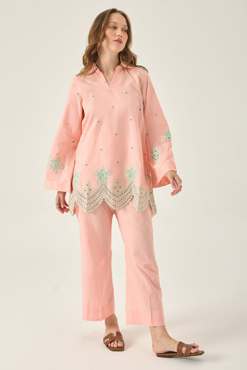 Serena – Embroidered 2Pc Co-ords Set