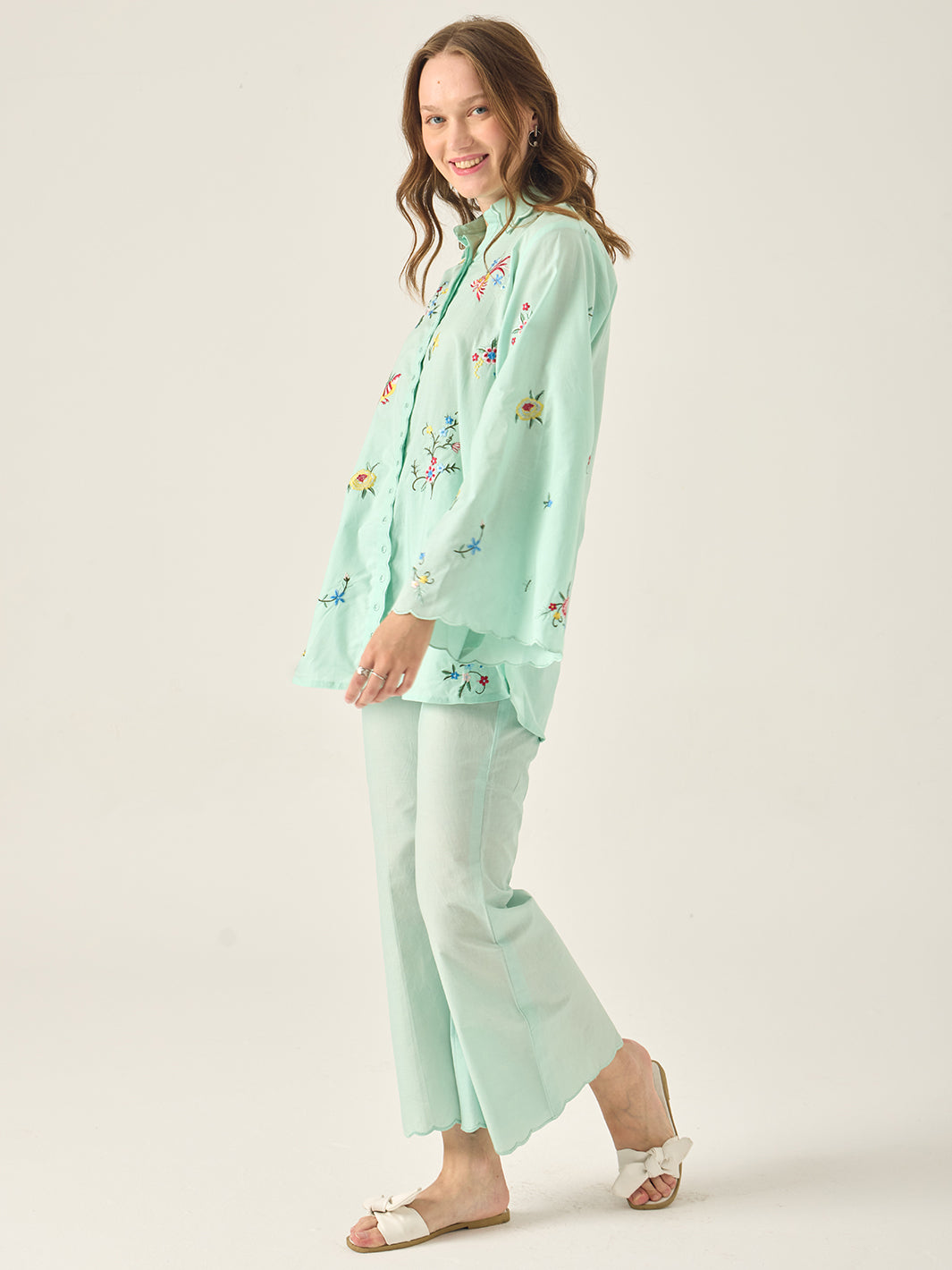 Silene – Embroidered 2Pc Co-ords Set