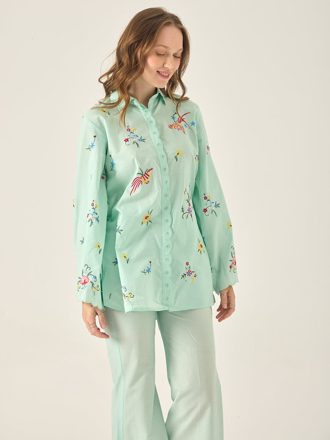 Silene – Embroidered 2Pc Co-ords Set