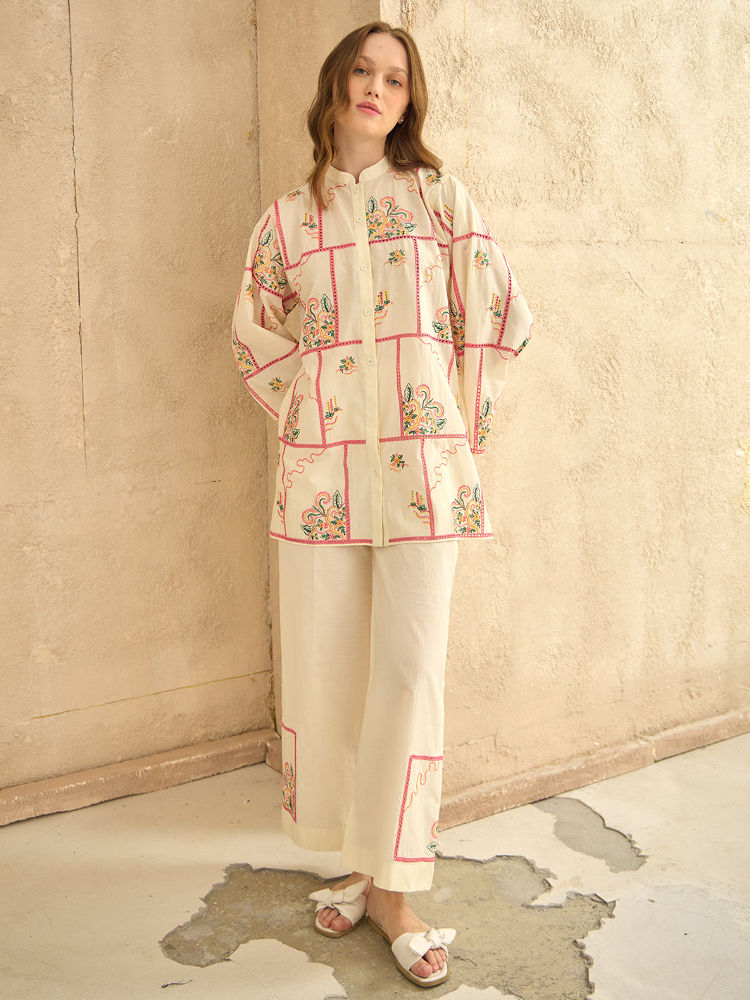 Suria – Embroidered 2Pc Co-ords Set