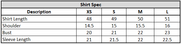 Size Guide