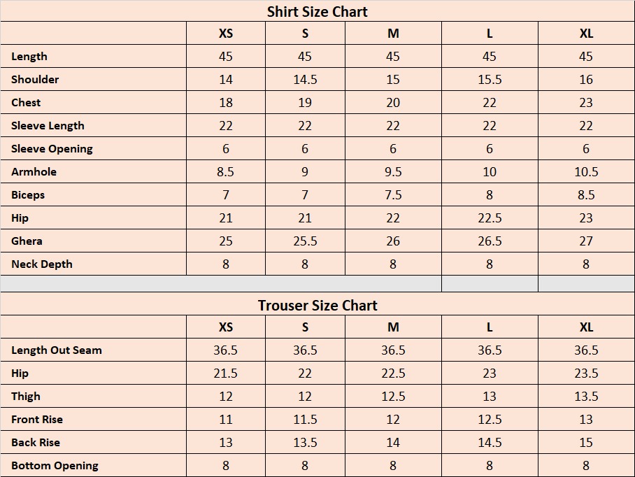 Size Guide