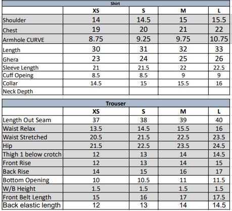 Size Guide