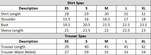 Size Guide