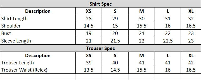 Size Guide
