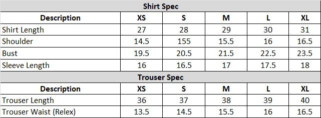 Size Guide
