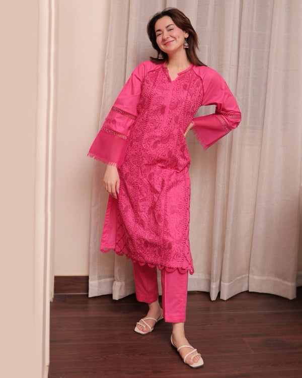 Rosa-Hania - 3Pc Embroidered