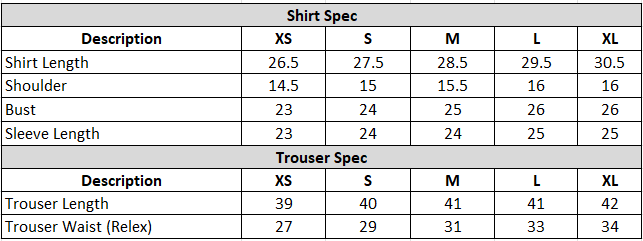 Size Guide