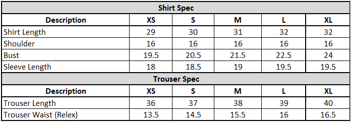 Size Guide
