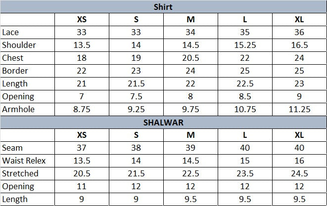 Size Guide