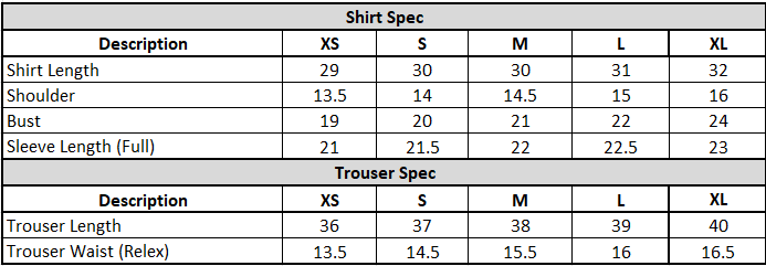 Size Guide