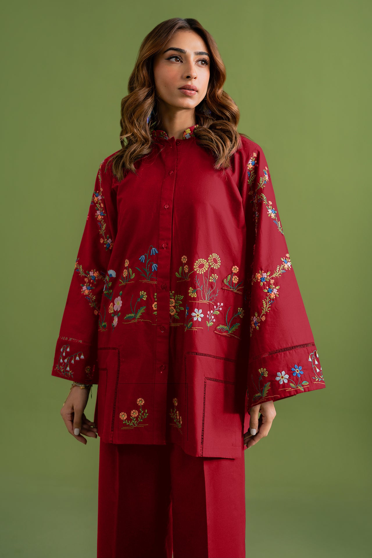 Erya – 2Pc Embroidered Khaddar Set