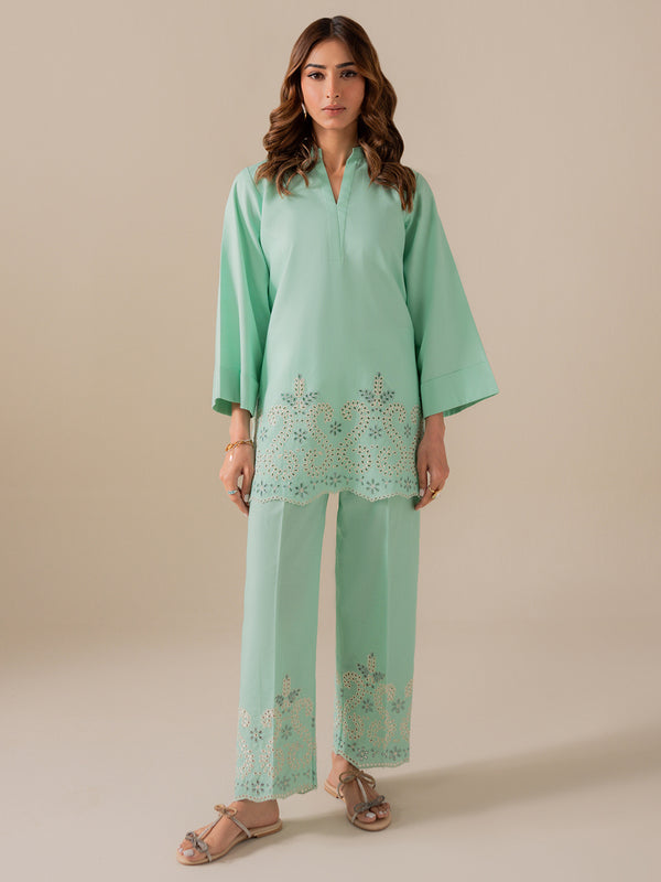 SEAFOAM - SLD03-25- 2Pc Embroidered Set