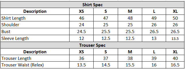 Size Guide