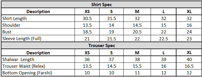 Size Guide
